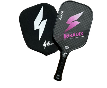 Pala pickleball DPRADIX ELITE CARBONO 12K jugadores, avanzados e intermedios, calidad premium a precio asequible nucleo sofisticado para rendimiento máximo en pista