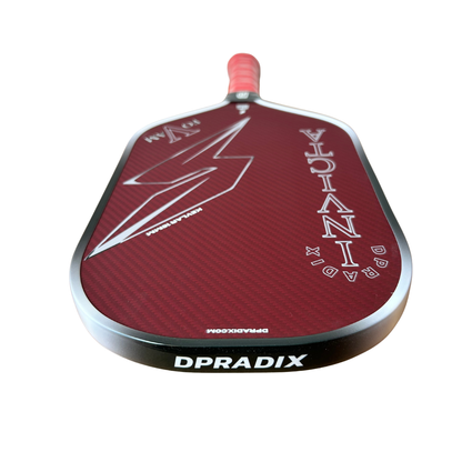 DPRADIX Invicta V Red Kevlar, vista desde la cabeza