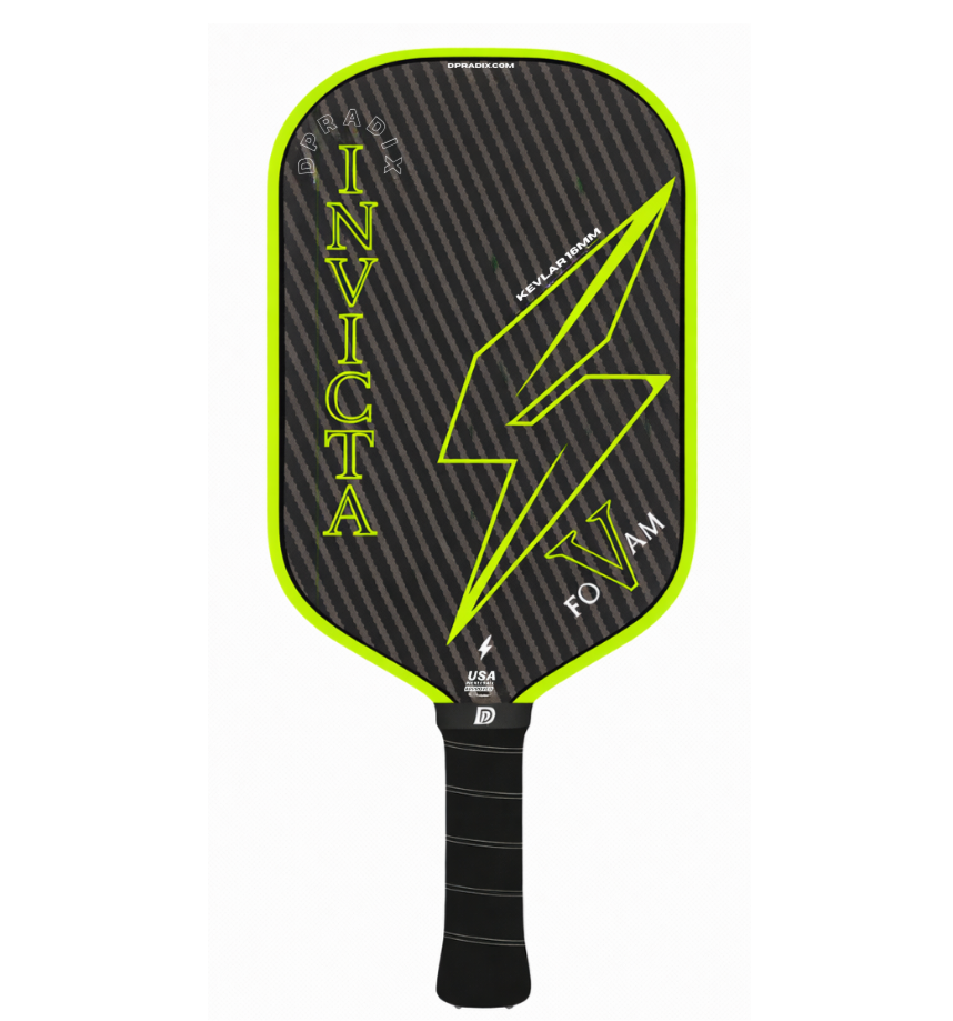 DPRADIX | INVICTA V La Pala de Pickleball con Núcloe de FOAM | Punto Dulce Super Ampliado, Menos errores. 