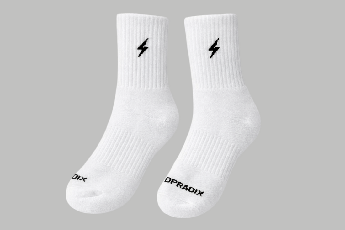 Calcetines DPRADIX blancos sin rayas