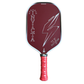 DPRADIX Invicta V Red Kevlar, vista frontal con grip rojo