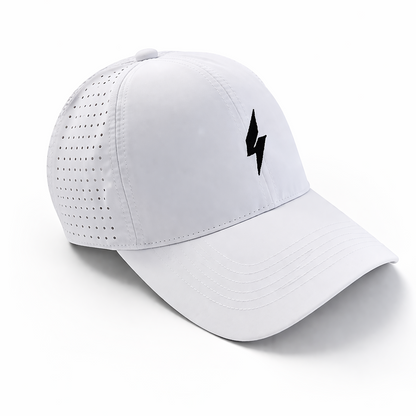 Gorra Blanca perforada secado rápido
