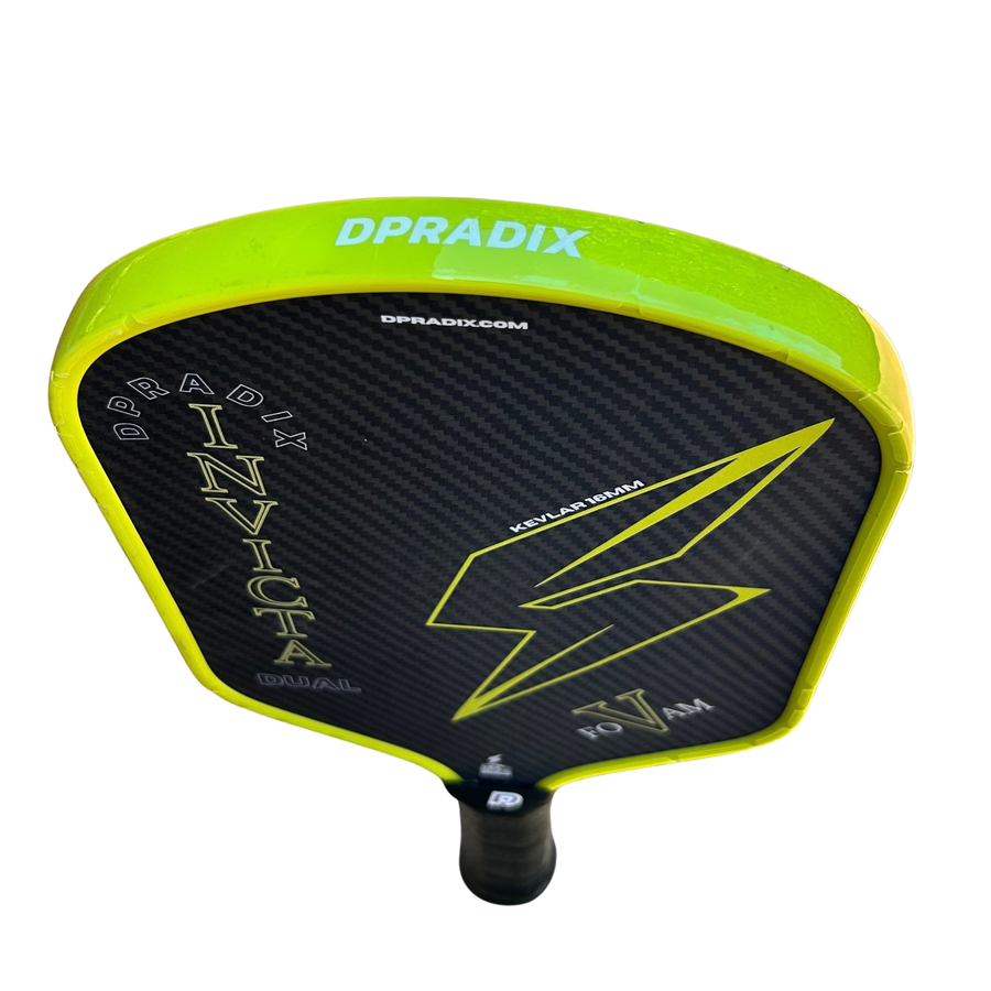 DPRADIX Invicta V Dual, yellow top edge detail