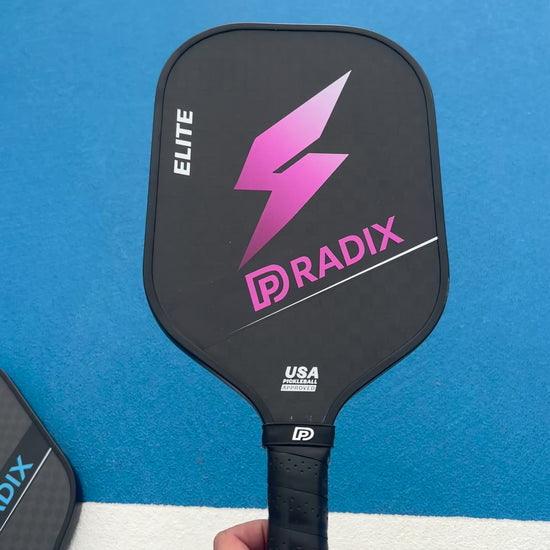 Pala pickleball DPRADIX ELITE CARBONO 12K jugadores, avanzados e intermedios, calidad premium a precio asequible nucleo sofisticado para rendimiento máximo en pista